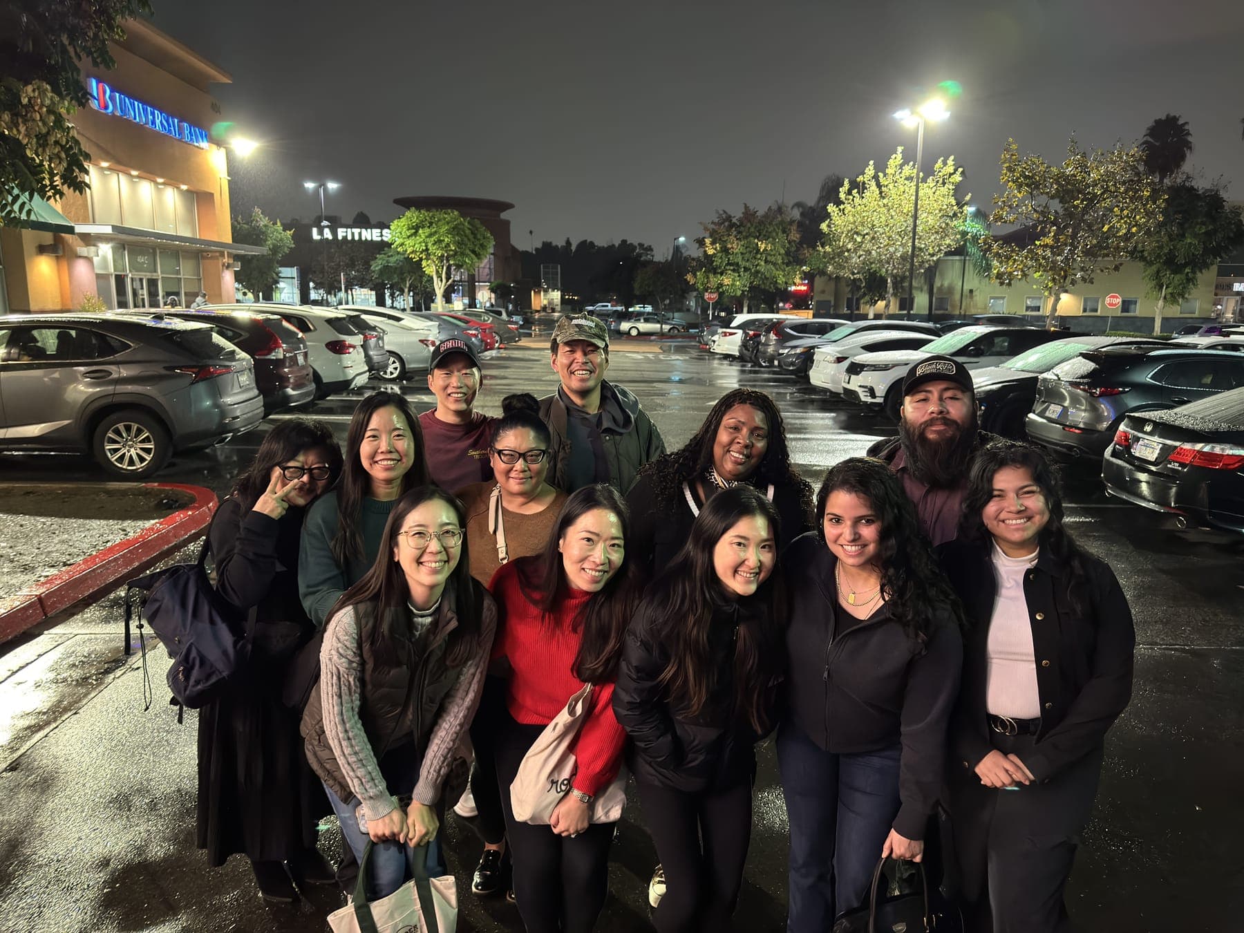 A cluster of MFC mentors posing together
